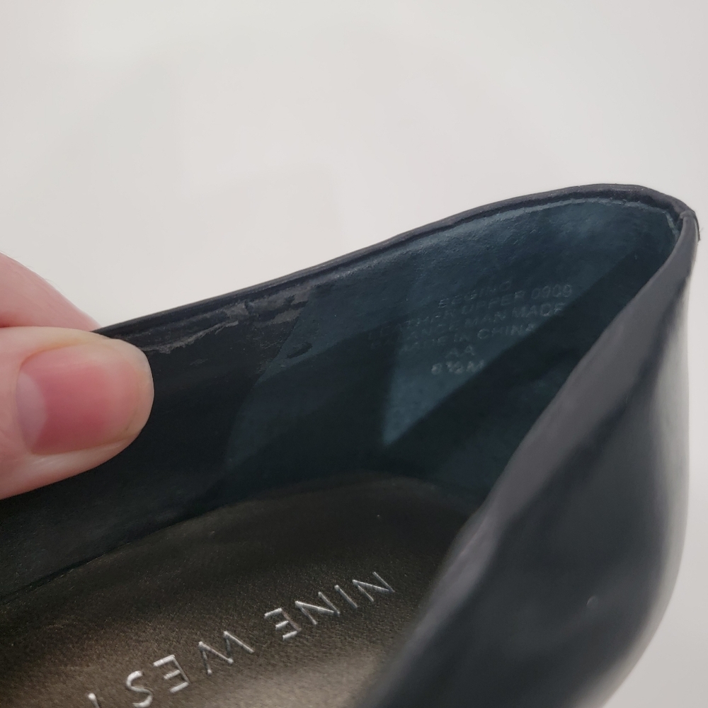 Nine West Black Women's Heels Size 8.5 - Picture 8 of 10